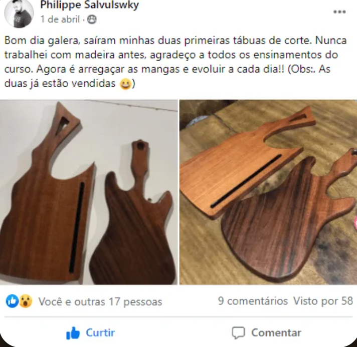 Depoimento de Philippe Salvulsky sobre suas primeiras tábuas vendidas